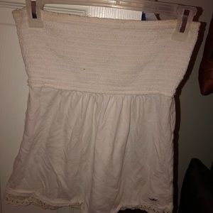 white Hollister halter top